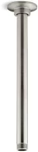 Deals 💯 KOHLER 12 in. Ceiling Mount Shower Arm and Flange with 1/2 in. Connection in Vibrant Brushed Nickel 😉