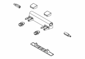 Promo 👍 KOHLER Hinge Kit in White ❤️