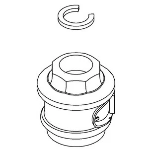 Flash Sale 😀 KOHLER Spray Nut Kit in Vibrant Stainless 🥰