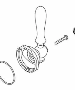 New ⭐ KOHLER Handle Kit in Polished Chrome 😉