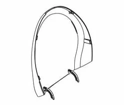 Brand new ⌛ KOHLER Cover with Bumper in White 🔥