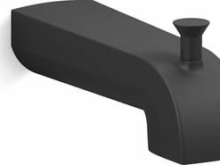 Brand new ✨ KOHLER Pitch™ 1/2 x 6-23/25 in. Slip and Tub Spout in Matte Black 😍