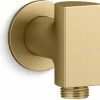 Promo ❤️ KOHLER Exhale® 1/2 in. NPT Metal Supply Elbow in Vibrant® Brushed Moderne Brass 🎁