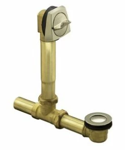 Cheap ✔️ KOHLER ClearFlo™ 16 in. Brass Trip Lever Drain in Vibrant Brushed Nickel 🔔