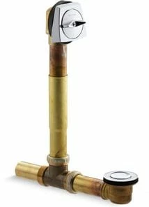 Cheap ❤️ KOHLER ClearFlo™ 16 in. Brass Trip Lever Drain in Polished Chrome 🌟