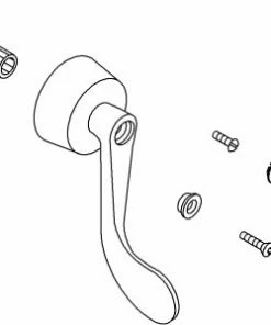 Discount ⌛ KOHLER Lever Handle Kit in Polished Chrome 👏