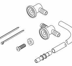 Brand new 😍 KOHLER Brass Airjet Service Assembly Kit in White 👏