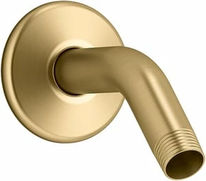 Best deal 😍 KOHLER 1/2 in. NPT Metal Shower Arm in Vibrant® Brushed Moderne Brass 🥰