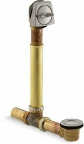 Flash Sale 🎉 KOHLER ClearFlo™ 24 in. Brass Trip Lever Drain in Vibrant Brushed Nickel 🔔