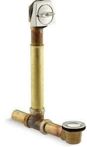 Best Pirce ❤️ KOHLER ClearFlo™ 24 in. Brass Trip Lever Drain in Vibrant Polished Nickel 👍