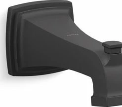 Best deal 🥰 KOHLER Riff® 6-3/50 in. Slip Metal Tub Spout in Matte Black 👍