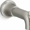 Hot Sale ❤️ KOHLER Tone™ Slip Metal Tub Spout in Vibrant® Brushed Nickel 😍