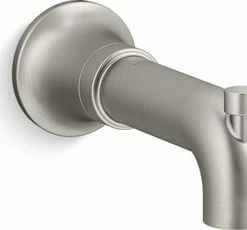 Hot Sale ❤️ KOHLER Tone™ Slip Metal Tub Spout in Vibrant® Brushed Nickel 😍