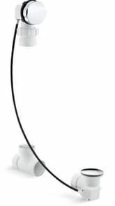 New 💯 KOHLER ClearFlo™ 21 in. Metal Cable Drain in Polished Chrome ✨