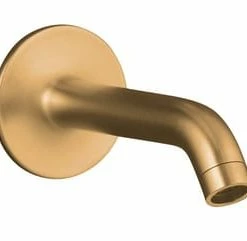 Budget 😀 KOHLER Purist® 4 x 4 in. Wall Mount Non-Diverter Bath Spout in Vibrant Brushed Bronze 🔥