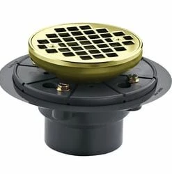 Discount 🎁 KOHLER Tile-In Round Shower Drain in Vibrant French Gold 🤩