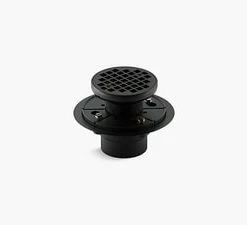 Best deal 👏 KOHLER ClearFlo™ 3 in. Threaded Plastic Black Shower Drain 🧨