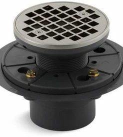 Best reviews of ✨ KOHLER ClearFlo™ 3 in. Threaded Plastic Vibrant® Brushed Nickel Shower Drain 👏