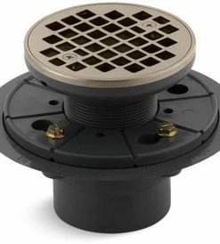 Flash Sale ⌛ KOHLER ClearFlo™ 3 in. Threaded Plastic Vibrant® Brushed Bronze Shower Drain ✨