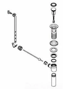 Discount 🔥 KOHLER Drain Assembly in Matte Black 😀