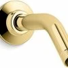 Wholesale 🧨 KOHLER MasterShower® Shower Arm and Flange, 5-3/8 in. Long Vibrant Polished Brass 🎁