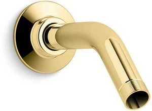 Wholesale 🧨 KOHLER MasterShower® Shower Arm and Flange, 5-3/8 in. Long Vibrant Polished Brass 🎁
