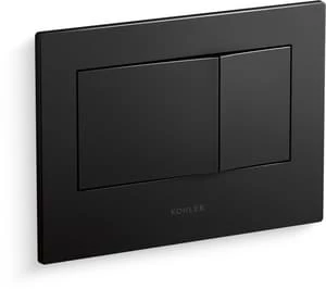 Promo 😉 KOHLER Bevel® Flush Actuator Plate in Matte Black 👏