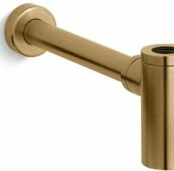 Deals 🎁 KOHLER Round Bottle Trap in Vibrant Moderne Brushed Gold ✨