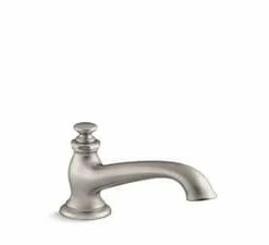 Best reviews of ❤️ KOHLER Artifacts® 15 gpm Deckmount Bath Spout with Flare Design in Vibrant Brushed Nickel (Less Handle) 👍