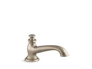 Promo 🧨 KOHLER Artifacts® 15 gpm Deckmount Bath Spout with Flare Design in Vibrant Brushed Bronze (Less Handle) 🔔
