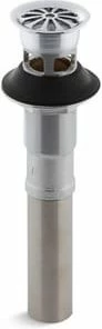 Best Pirce 🤩 KOHLER 3-13/16 in. Bathroom Sink Drain in Polished Chrome 🎁