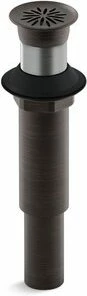 Best deal 🤩 KOHLER Decorative 3-13/16 in. Bathroom Sink Drain in Oil Rubbed Bronze 👏