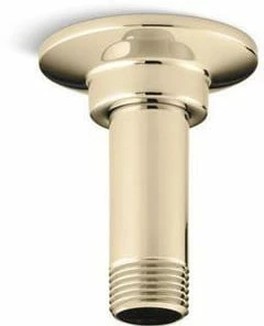 Cheapest 👍 KOHLER MasterShower® Ceiling Mount Shower Arm and Flange in French Gold 🥰