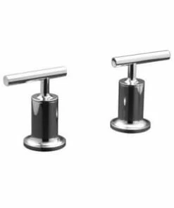 New 😍 KOHLER Purist® Two Handle Bath Valve Trim Polished Chrome ⭐