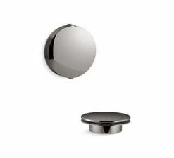 Best deal 💯 KOHLER PureFlo™ Cable Bath Drain Trim with Contemporary Rotary Turn Handle in Vibrant Titanium 🎉