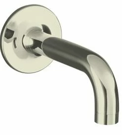 Cheapest 🔥 KOHLER Purist® 4 x 4 in. Wall Mount Non-Diverter Bath Spout in Vibrant Polished Nickel ⌛