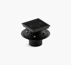 Flash Sale 😀 KOHLER ClearFlo™ 3 in. Threaded Plastic Black Shower Drain 🤩