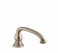 Deals 🛒 KOHLER Artifacts® 15 gpm Deckmount Bath Spout with Arc Design in Vibrant Brushed Bronze (Less Handle) 🤩