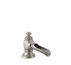 Cheap 🎁 KOHLER Artifacts® 1.2 gpm 3-Hole Deck Mount Widespread Lavatory Flume Spout Only in Vibrant Brushed Nickel (Less Handle) 😉