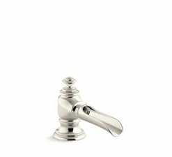Best Sale 🤩 KOHLER Artifacts® 1.2 gpm 3-Hole Deck Mount Widespread Lavatory Flume Spout Only in Vibrant Polished Nickel (Less Handle) 🌟