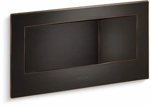 Best reviews of ❤️ KOHLER Veil™ 12-15/16 in. Stainless Steel Flush Actuator Plate in Oil Rubbed Bronze ✔️