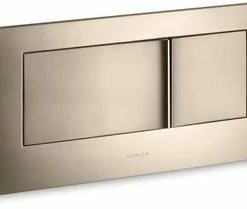 Cheapest 💯 KOHLER Veil™ 12-15/16 in. Stainless Steel Flush Actuator Plate in Vibrant® Brushed Bronze 🔥